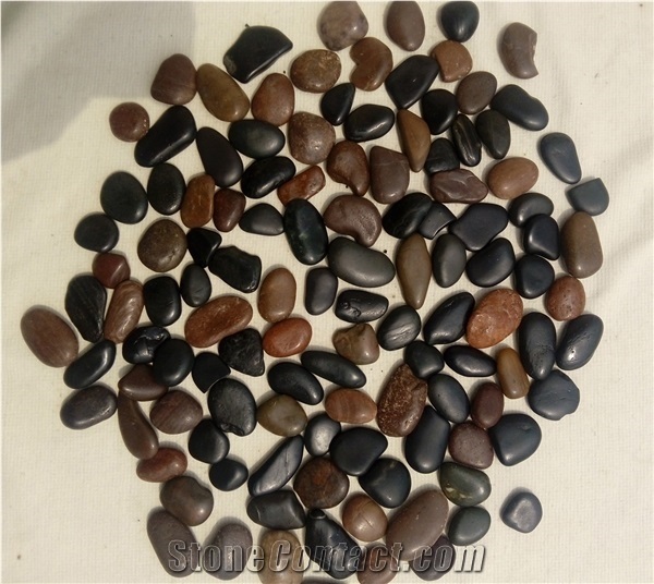 B836 China Rose Red Quartzite Tumbled Pebblestone