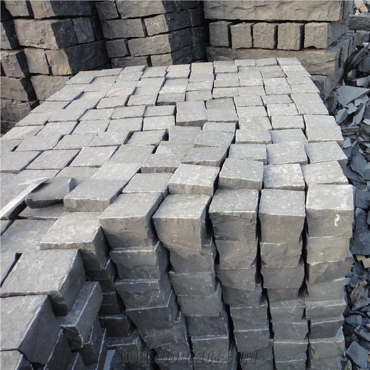 Black Basalt Cube Stone For Sale