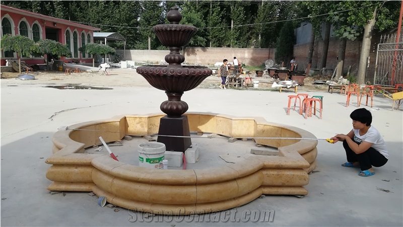 Cheaper Limestone Garden Fountain Price On Sale