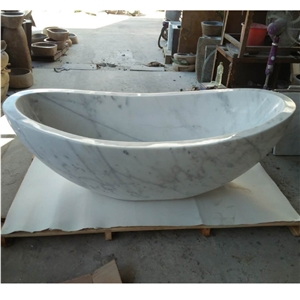 Custom High Quality Black Marquina Marble Bathtub