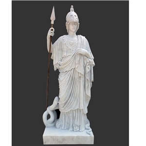 Custom White Marble Lady Bush Sculpture Stone Carving