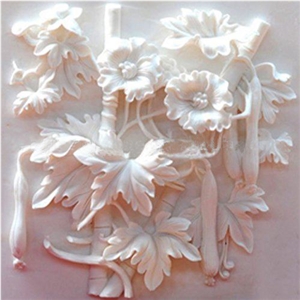 Customized Stone Reliefs 3D Carved Marble Wall Relief