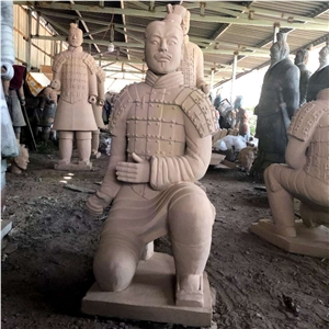 Factory Direct Sale Terracotta Soldiers Stone Statue