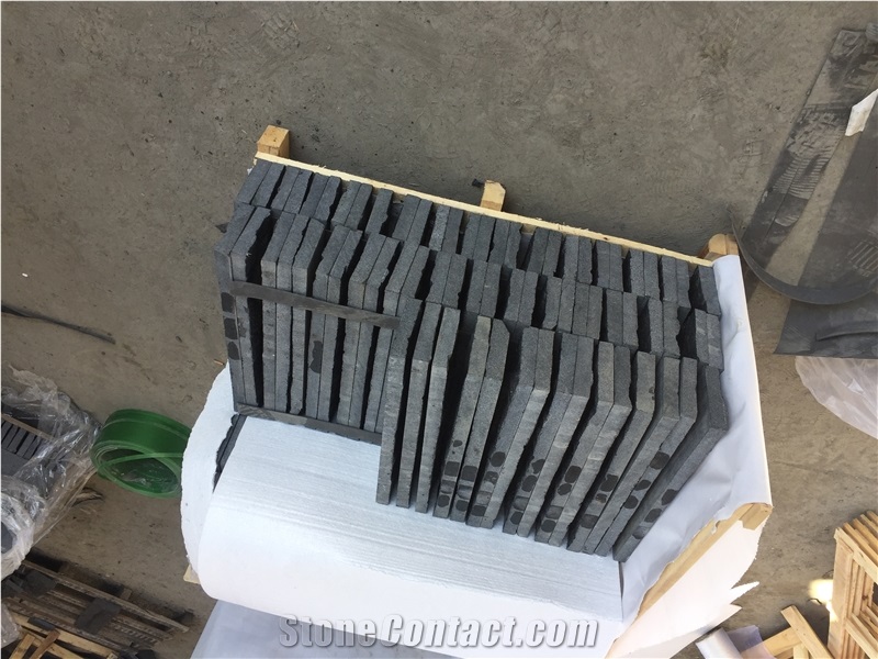 G684 Nature Split Dark Grey Paved Tiles,Cheap Flamed