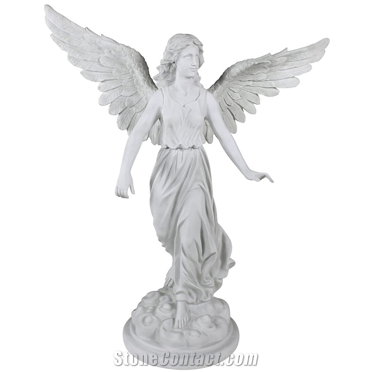 Hand Carved Cupid And Psyche Marble Sculpture For Sale