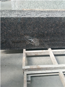 Indian Tan Brown Polished Granite Slabs & Tiles