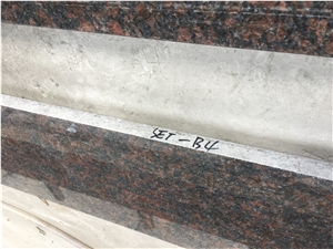 Indian Tan Brown Polished Granite Slabs & Tiles