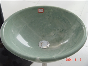 Light Green Marble Cheap Sink For Bathroom