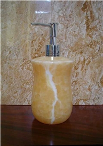 Luxury White Marble Candle Jar Holders