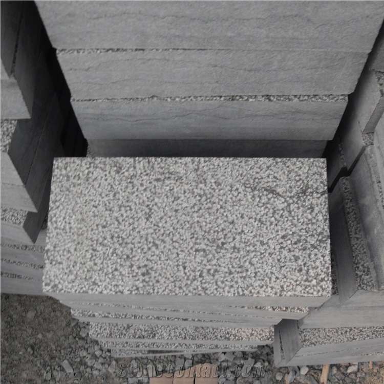 Natural Blue Limestone Honed+Tumbled Paverstone  30X10cm