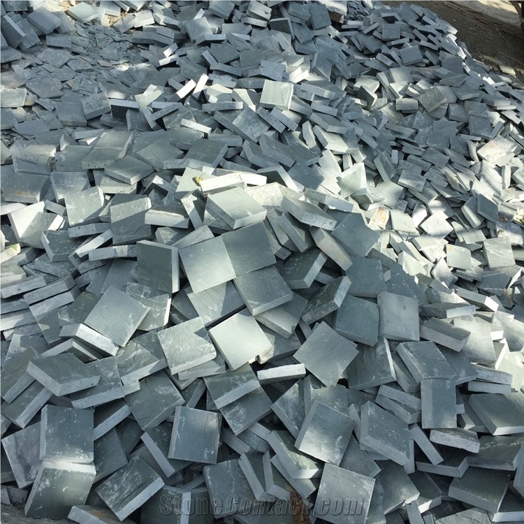 Natural Green Slate Bathroom Floor Tiles