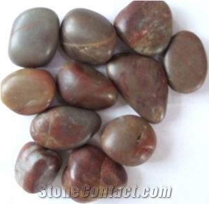 Red Cheap Factory Pebble Walkway