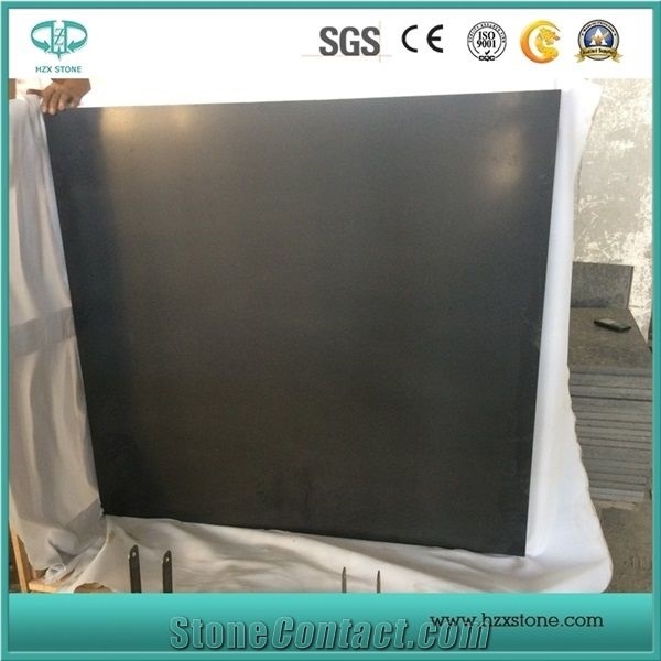 Mongolian Black Basalt With Honed Surface Tile & Floor Cover