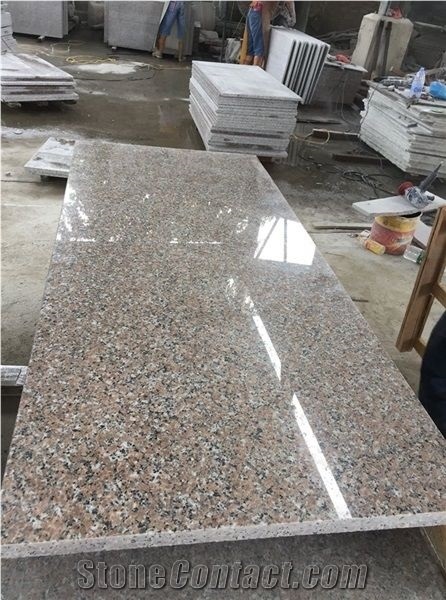 Polished Pink Porrino Red Sesame Granite Countertop