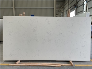 Carrara White Quartz Slabs