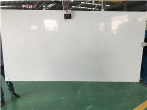 Carrara White Quartz Slabs