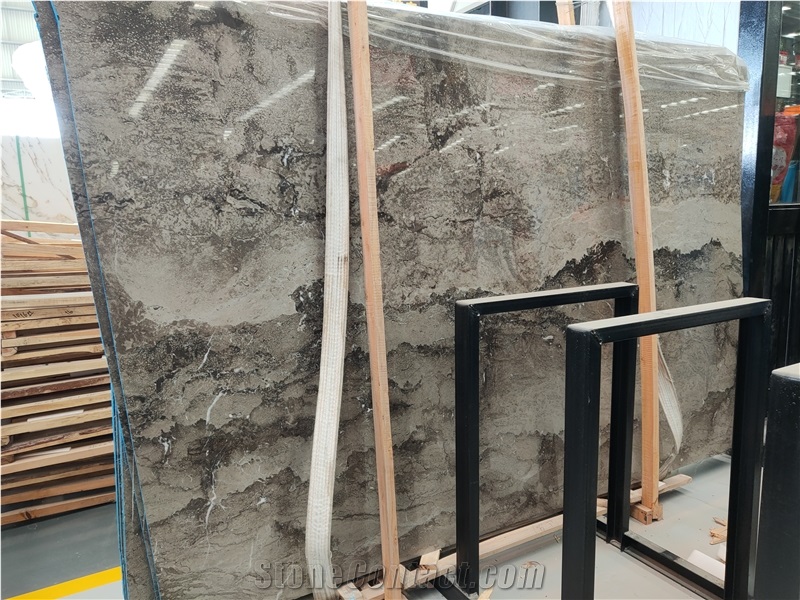 New Luxury Andes Grey Marble Polished Slab Price