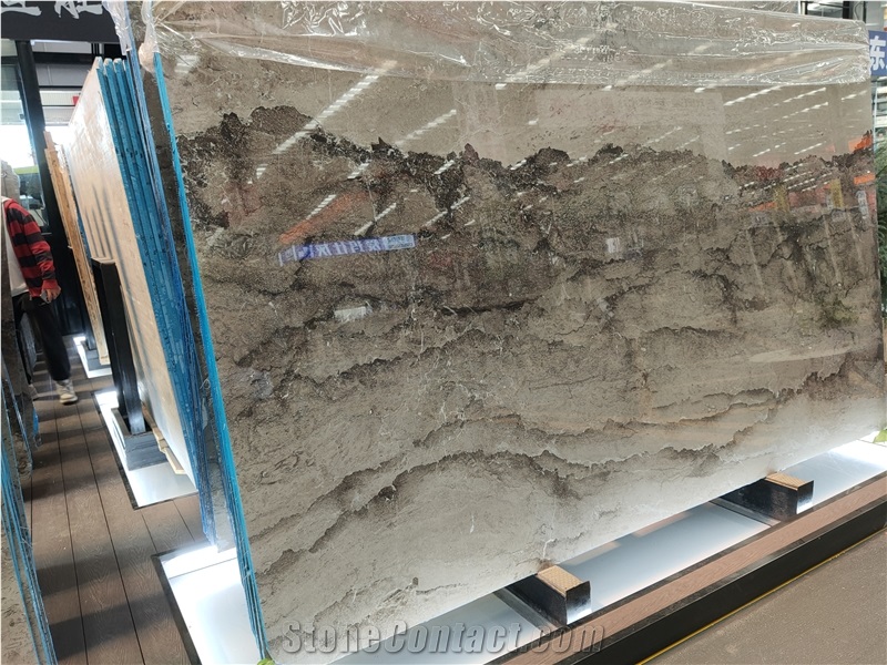 New Luxury Andes Grey Marble Polished Slab Price