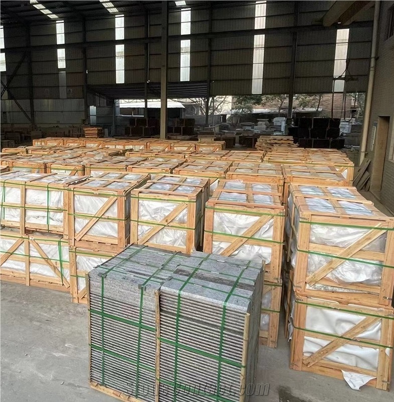 Polished 600Mm Width Tan Brown Granite Tiles