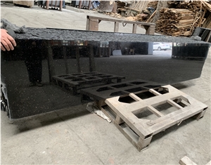 Polished Star Black Galaxy Granite Small Slab
