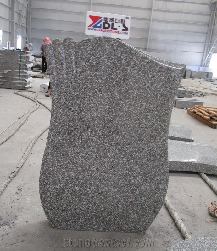 Romania Four-Leaf Clover Granite Headstone