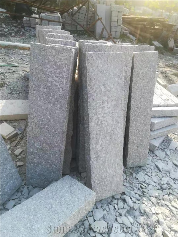 Chinese Cheap Grey Granite G603 Pineapple Kerbstone