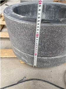 Chinese Dark Grey Granite G654 Sinks Water Basin Lavabo
