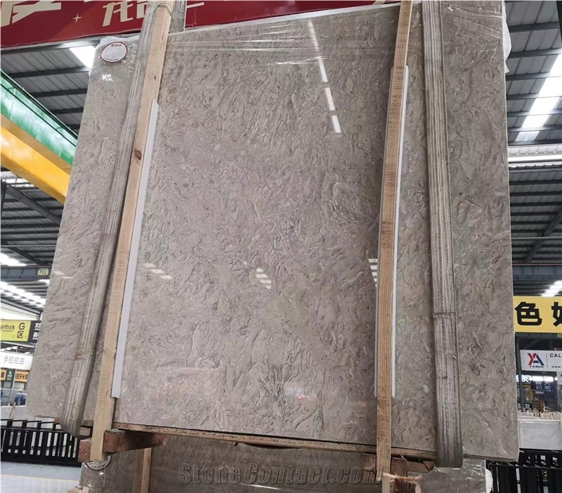 Good Material Aman Grey Marble Slab