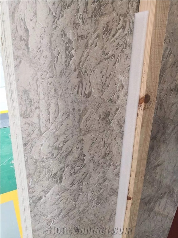 Good Material Aman Grey Marble Slab