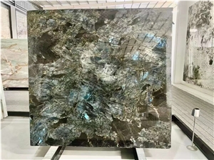 Lemurian Blue Natural Granite With Crystal Big Slab & Tile