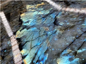 Lemurian Blue Natural Granite With Crystal Big Slab & Tile