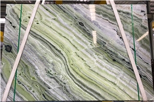 Natural Green Quartize Cloudy Agate Slabs Bookmatch Slabs Natural Green Quartize Cloudy Agate Slabs Bookmatch Slabs