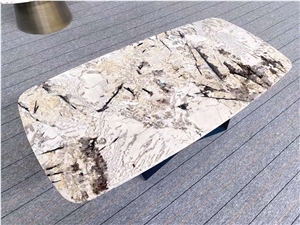 Natural Quartize Luxury Table Top Work Top Cafe Table Top