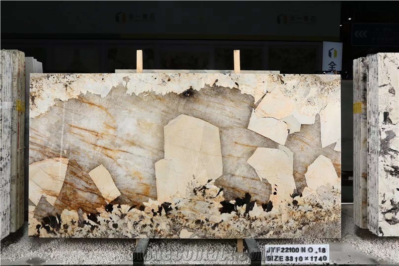 Top Grade Exotic Quartize Patagonia Big Crystal Big Slabs