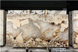 Top Grade Exotic Quartize Patagonia Big Crystal Big Slabs