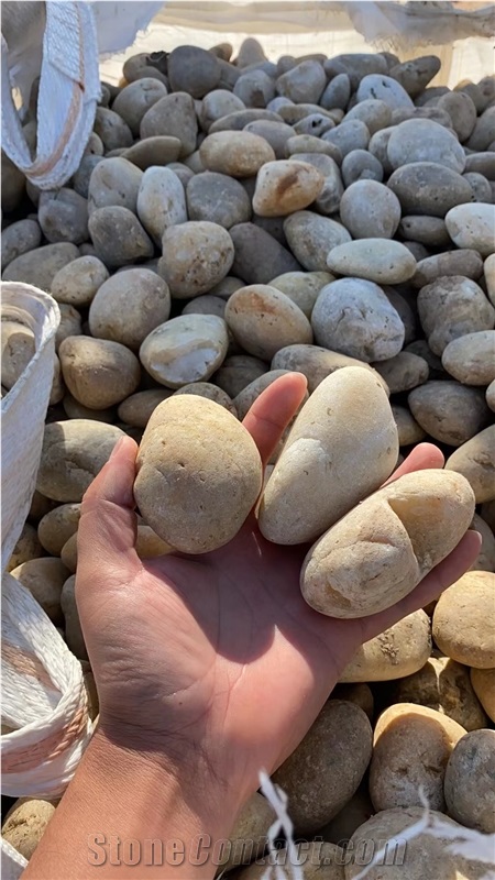 White River Pebble Stone With Large Stock For Outdoor Landscaping