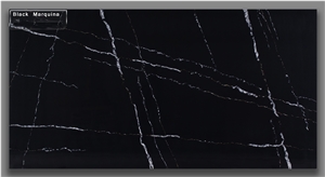 Black Marquina Artificial Quartz