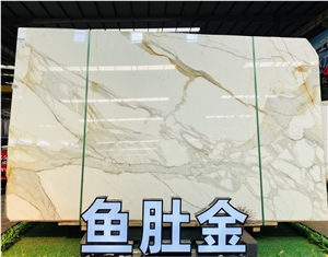 Calacatta Gold Marble Slabs For Floor Tiles