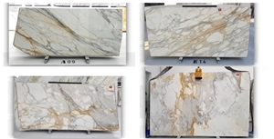 Calacatta Gold Marble Slabs For Floor Tiles