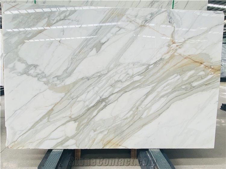 Calacatta Gold Marble Slabs For Floor Tiles