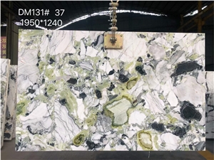 China Green Marble Slabs Ice Jade Marble Cold Emerald Jade