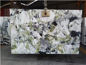 China Green Marble Slabs Ice Jade Marble Cold Emerald Jade
