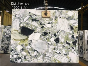 China Green Marble Slabs Ice Jade Marble Cold Emerald Jade