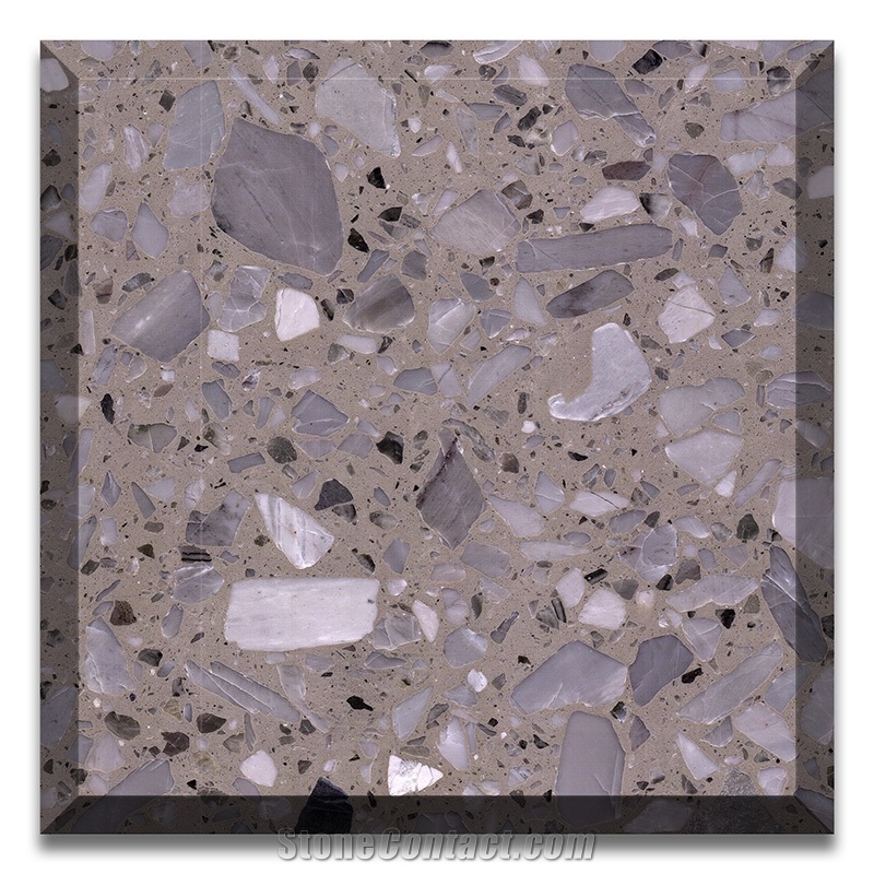Grey Terrazzo Tiles Cement Tiles For Floor And Wall