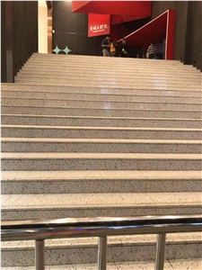 Honed Terrazzo Staircase,Artificial Stone Stair For Projects