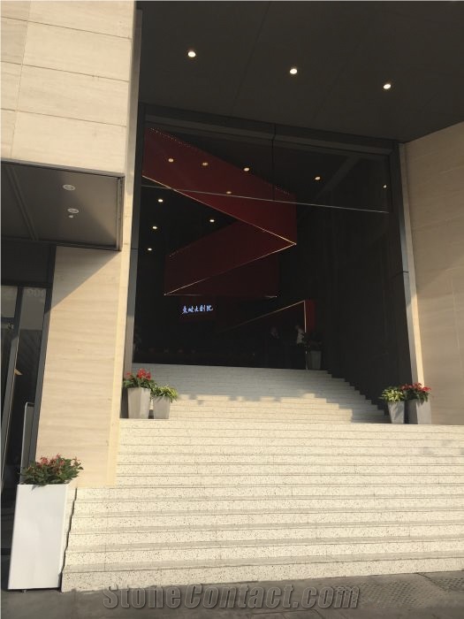 Honed Terrazzo Staircase,Artificial Stone Stair For Projects