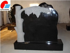Shangxi Black Granite Tree Style Monument To USA