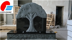 Tree Headstone To USA, Western Style Monument