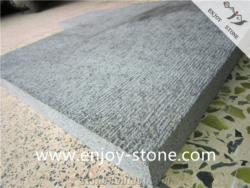 Chiseled Zhangpu Grey Basalt Tiles