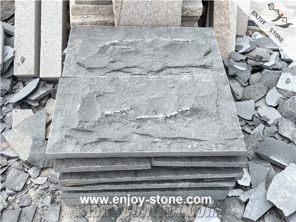 Green Granite Mushroom Wall Slabs/ Tiles
